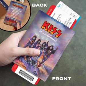 KISS Leather Passport Cover - HOATT18108