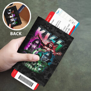 KISS Leather Passport Cover - GNE6612