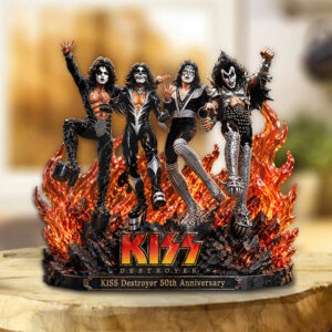 KISS Destroyer 50th Anniversary Custom Shape Acrylic Plaque - GNE6605