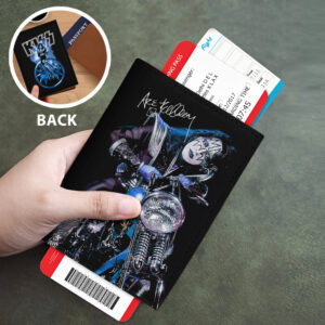 KISS x Ace Frehley Leather Passport Cover - GNE6607