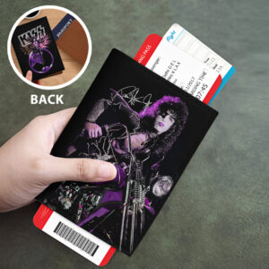 KISS x Paul Stanley Leather Passport Cover - GNE6608