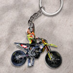Ken Roczen 2026 AMA Supercross 450cc Champion Custom Shape 2-sided Keychain – HOATT17945
