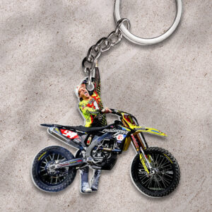 Ken Roczen 2026 AMA Supercross 450cc Champion Custom Shape 2-sided Keychain - HOATT17945