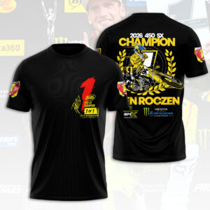 Ken Roczen 2026 AMA Supercross 450cc Champion 3D Apparel - HOATT18055