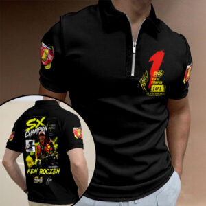 Ken Roczen 2026 AMA Supercross 450cc Champion Zip Polo Shirt - HOATT18030