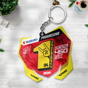Ken Roczen 450SX Champion 2026 Custom Shape 2-sided Keychain - TANTN22839