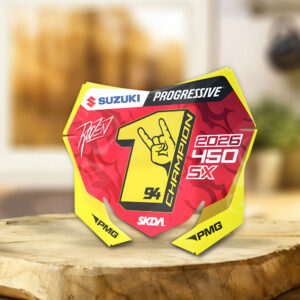 Ken Roczen 450SX Champion 2026 Custom Shape Acrylic Plaque - TANTN22843