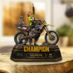 Ken Roczen 450SX 2026 Champion Custom Shape Acrylic Plaque – GNE6385