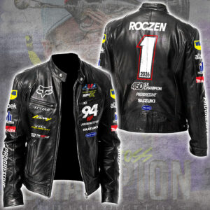 Ken Roczen 450SX 2026 Champion Motorcycle Leather Jacket - GNE6405