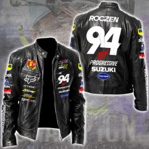 Ken Roczen 450SX 2026 Champion Motorcycle Leather Jacket - GNE6406