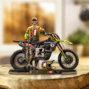 Ken Roczen 450SX 2026 Champion Custom Shape Acrylic Plaque - GNE6372