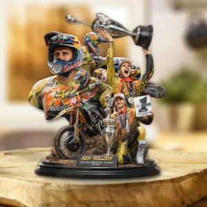 Ken Roczen 450SX 2026 Champion Custom Shape Acrylic Plaque - GNE6416