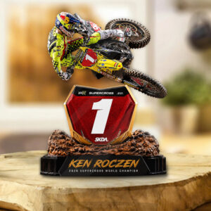 Ken Roczen 450SX 2026 Champion Custom Shape Acrylic Plaque - GNE6515