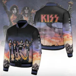 KISS Destroyer 50th Anniversary Varsity Jacket – TANTN23090
