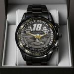 Kyle Busch Black Stainless Steel Watch – TANTN23162