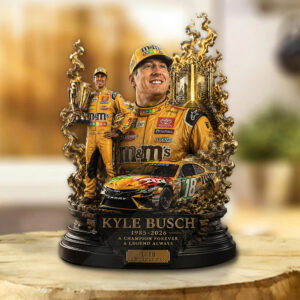 Kyle Busch Custom Shape Acrylic Plaque - GNE6718