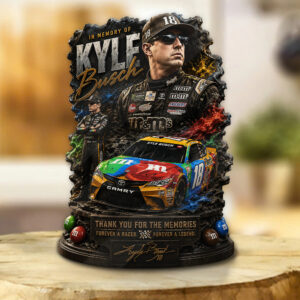 Kyle Busch Custom Shape Acrylic Plaque - GNE6720