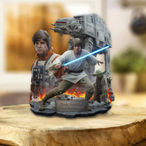 Luke Skywalker 50th Anniversary Custom Shape Acrylic Plaque - TANTN22887