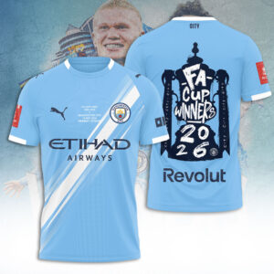 Manchester City Winners 25/26 3D Apparel - TANTN22924