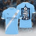 Manchester City 2025/2026 FA Cup Winners 3D Apparel – HOATT18004
