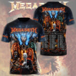 Megadeth This Was Our Life 2026 3D Apparel – TMTHU6158
