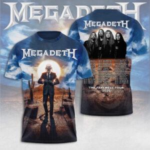 Megadeth Farewell Tour 2026 3D Apparel - TANTN22800