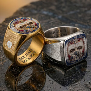 Michael Jackson 3D Engraved Ring - TMTHU6525