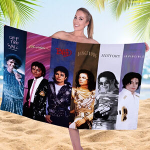 Michael Jackson Rectangle Beach Towel - TMTHU6547