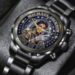 Michael Jackson Black Stainless Steel Watch – TMTHU6260