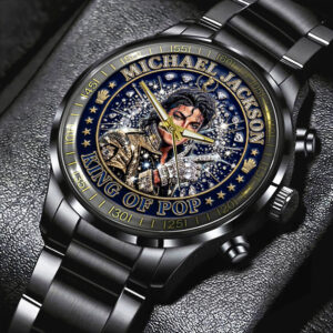 Michael Jackson Black Stainless Steel Watch - TMTHU6260
