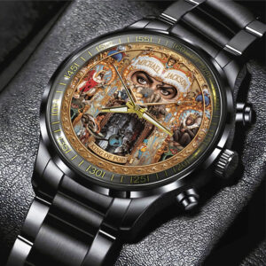 Michael Jackson Black Stainless Steel Watch - TMTHU6500
