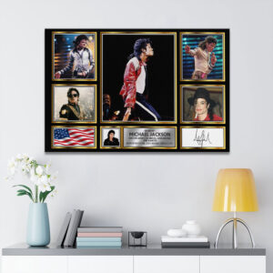 Michael Jackson Rectangle Canvas With Inner Frame - HOATT18243
