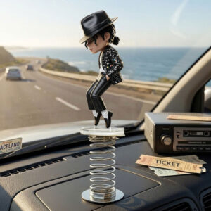 Michael Jackson Custom Shape Spring Acrylic Standee - TMTHU5994