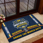 Michigan Wolverines 2026 Men’s Basketball National Champions Custom Doormat – HOATT17724