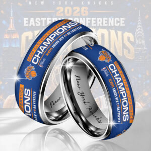 New York Knicks NBA Eastern Conference Champions 2026 Custom Alloy Ring - TANTN23185
