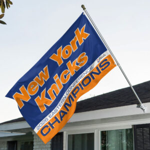 New York Knicks NBA Eastern Conference Champions 2026 3D Double-side House Flag - TANTN23183