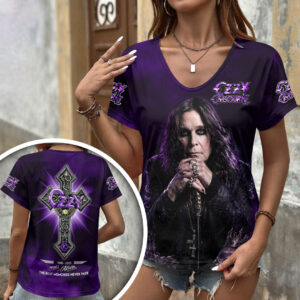 Ozzy Osbourne 3D Women’s V-Neck T-Shirt - HOATT18336