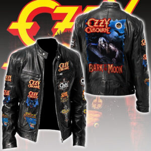 Ozzy Osbourne Motorcycle Leather Jacket - TMTHU6149