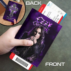 Ozzy Osbourne Leather Passport Cover - HOATT18131