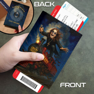 Ozzy Osbourne Leather Passport Cover - HOATT18134