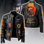 Ozzy Osbourne Motorcycle Leather Jacket – HOATT17727