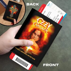 Ozzy Osbourne Leather Passport Cover - HOATT18249