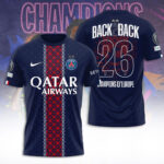 Paris Saint-Germain Champions of Europe 25/26 3D Apparel – TANTN23271