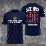 Paris Saint-Germain 25/26 Champions League Champions 3D Apparel – GNE6738
