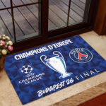 Paris Saint-Germain 25/26 Champions League Champions Custom Doormat – TMTHU6562