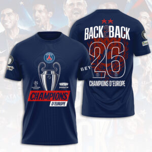 Paris Saint-Germain 25/26 Champions League Champions 3D Apparel - HOATT18323