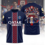 Paris Saint-Germain Champions De France 2026 3D Apparel – TANTN22897