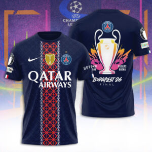 Paris Saint-Germain Champions League Final 2026 3D Apparel - TANTN22726