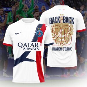 Paris Saint-Germain 25/26 Champions League Champions 3D Apparel - HOATT18324