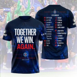 Paris Saint-Germain 25/26 Champions League Champions 3D Apparel - HOATT18327